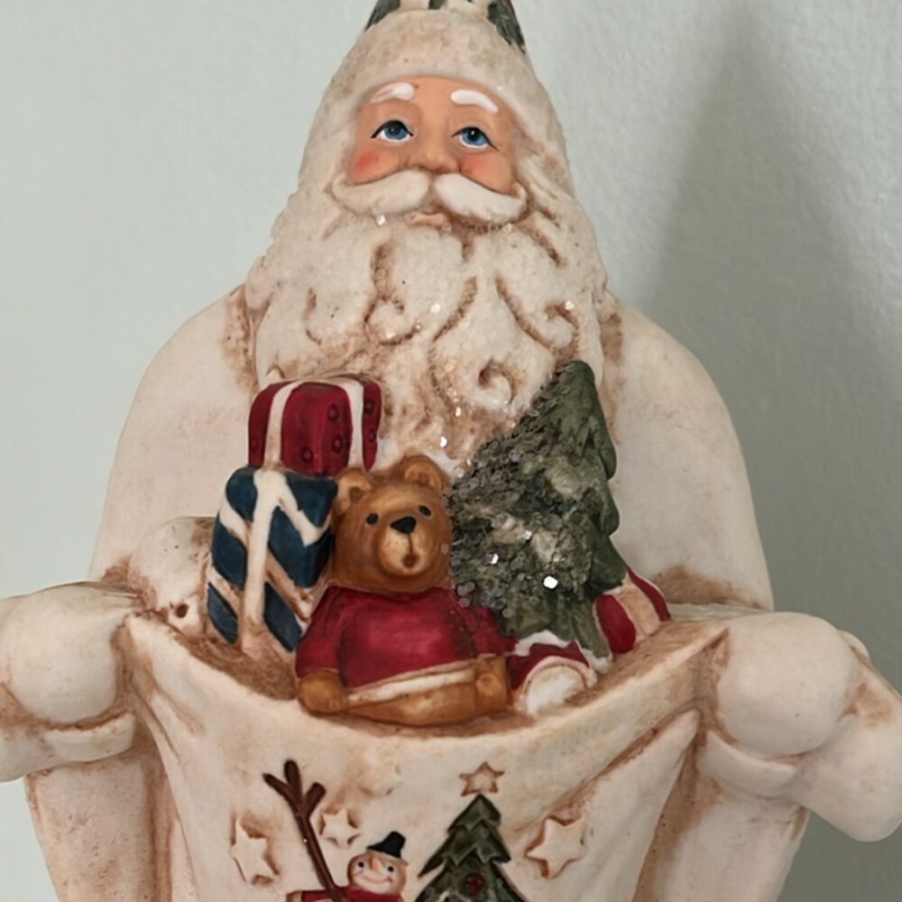 St. Nicholas Square Father Christmas Figurine Christmas Decor‎ Holiday Santa